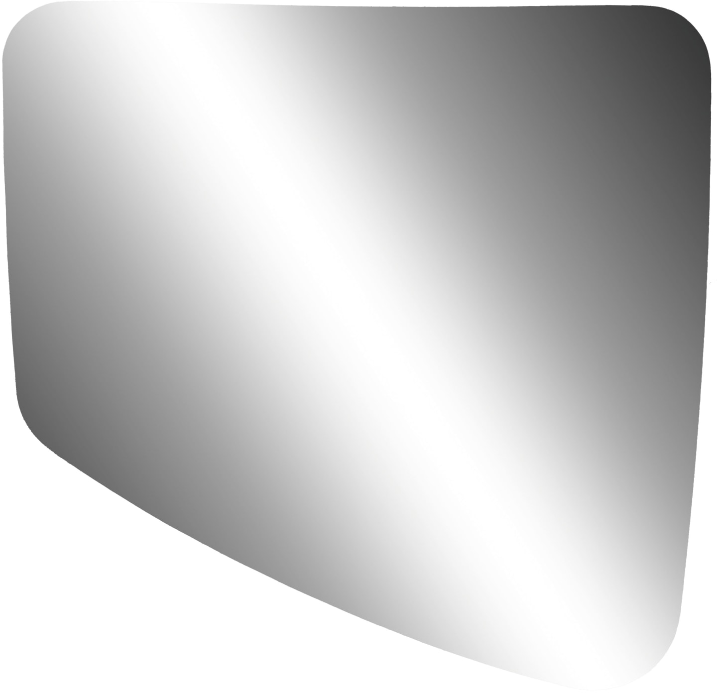 Mekra Spiegelglas "1009" links, 180 x 170 x 2 mm, Wölbungsradius 300 mm, unbeheizt, 401009421002