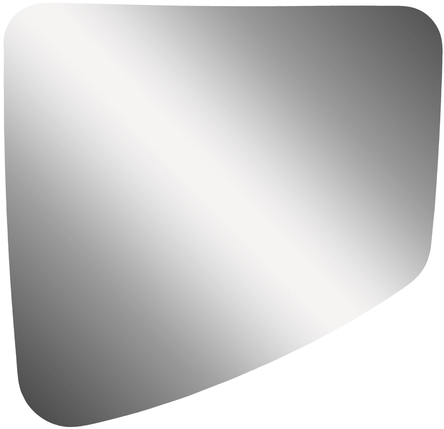Mekra Spiegelglas "1009" rechts, 180 x 170 x 2 mm, Wölbungsradius 300 mm, unbeheizt, 401009422002