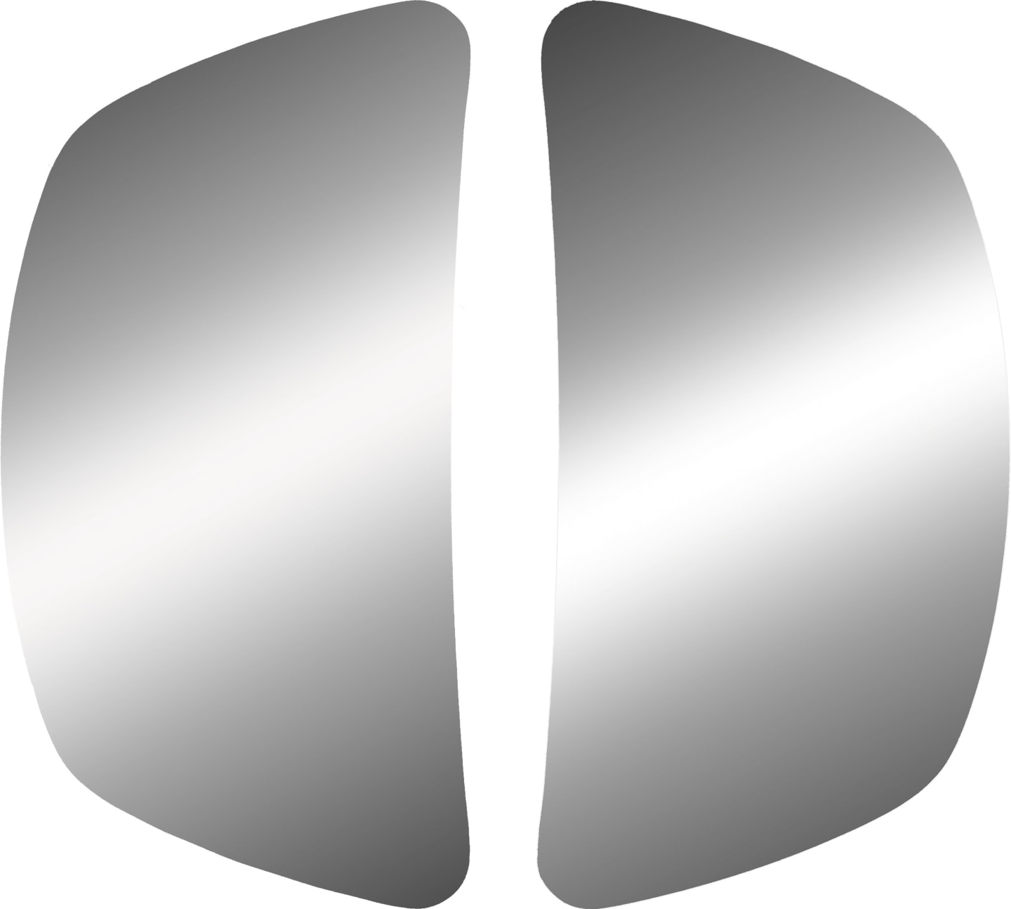 Mekra Spiegelglas "1009" links/rechts 178 x 92 x 2 mm, für Außenspiegel "1009" mit extra großem Nahbereichsspiegel