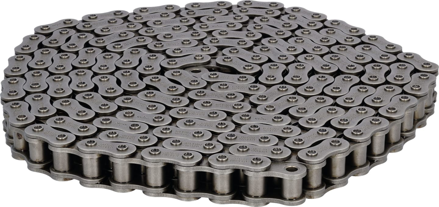 Fendt Rollenkette DIN 8187 (einfach) 1" (25,4 mm), Ø Rolle 15,88 mm, für Kettenantrieb Rundballenpresse Fendt, Lely, Massey Ferguson, 0934-36-55-00