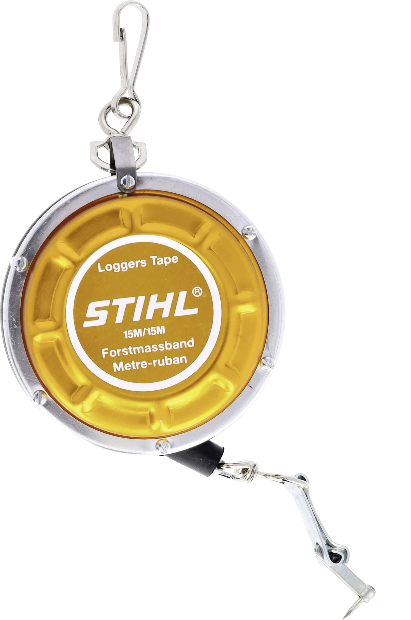 STIHL Forstmaßband 15 m, Metallgehäuse, 0000 881 0800