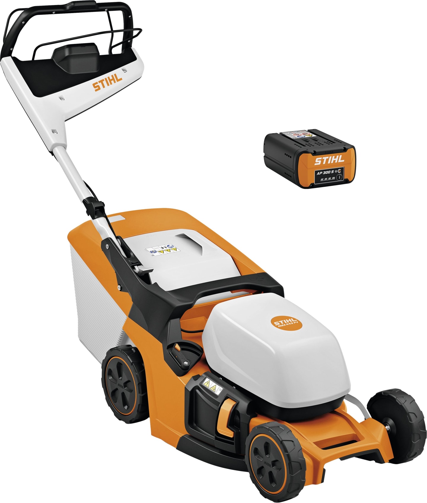 STIHL Akku-Rasenmäher "RMA 443 PV" Schnittbreite 41 cm 36 V/7,2 Ah mit Akku AP 300 S und Ladegerät, WA40 200 0002
