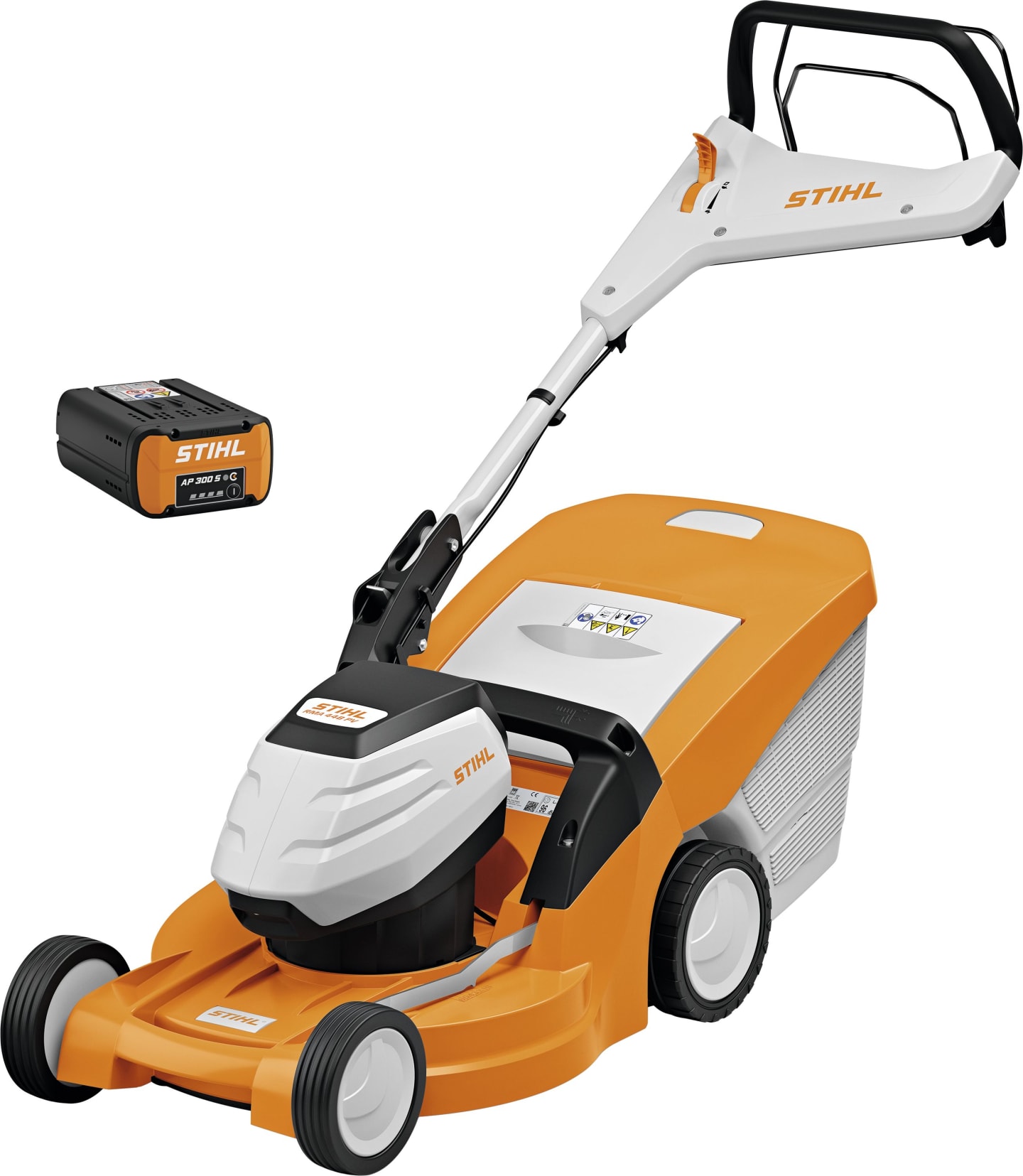 STIHL Akku-Rasenmäher "RMA 448 PV" Schnittbreite 46 cm mit Akku und Ladegerät, 6358 200 0035