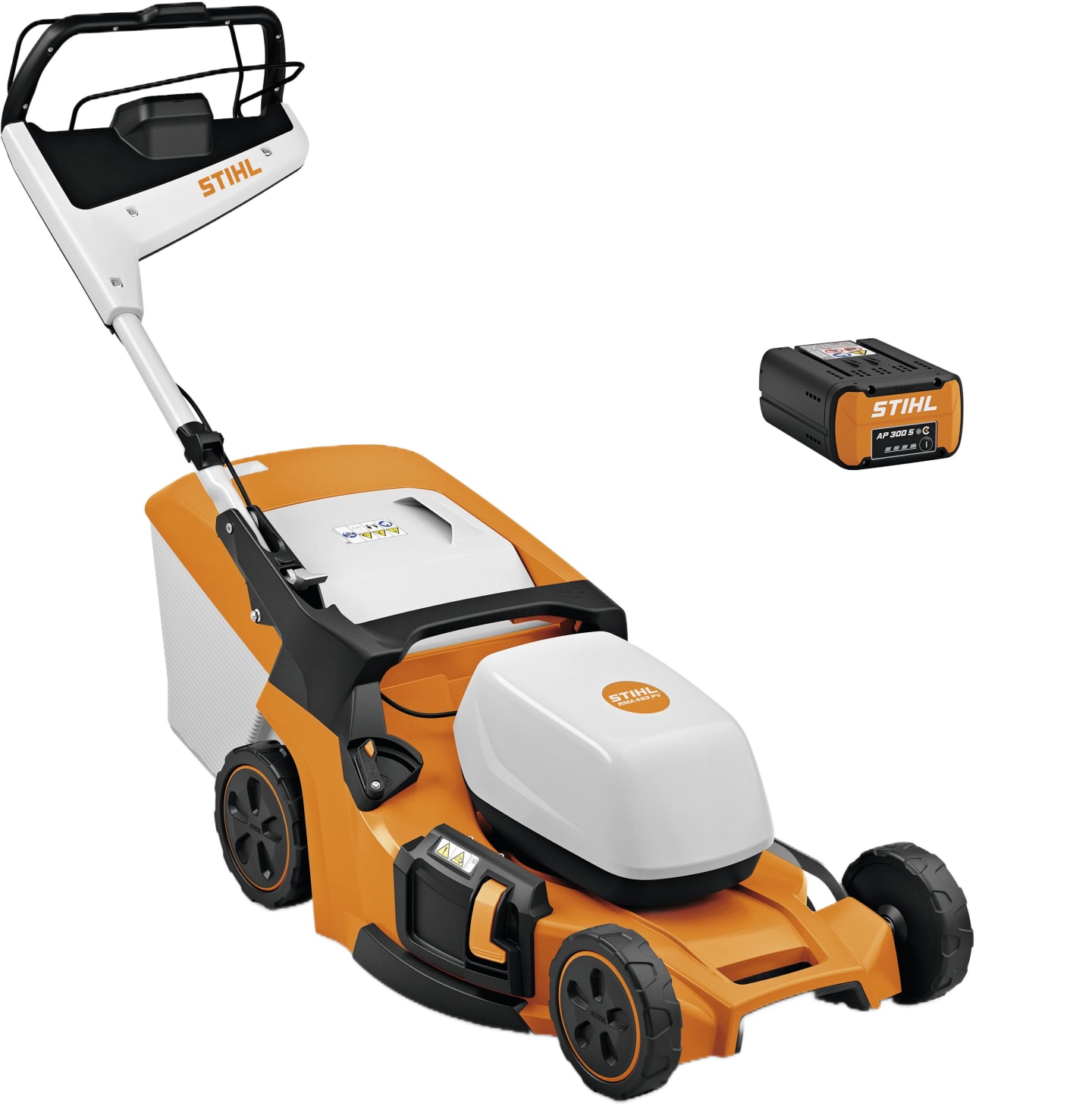 STIHL Akku-Rasenmäher "RMA 453 PV" Schnittbreite 51 cm mit Akku/Ladegerät, WA42 200 0002