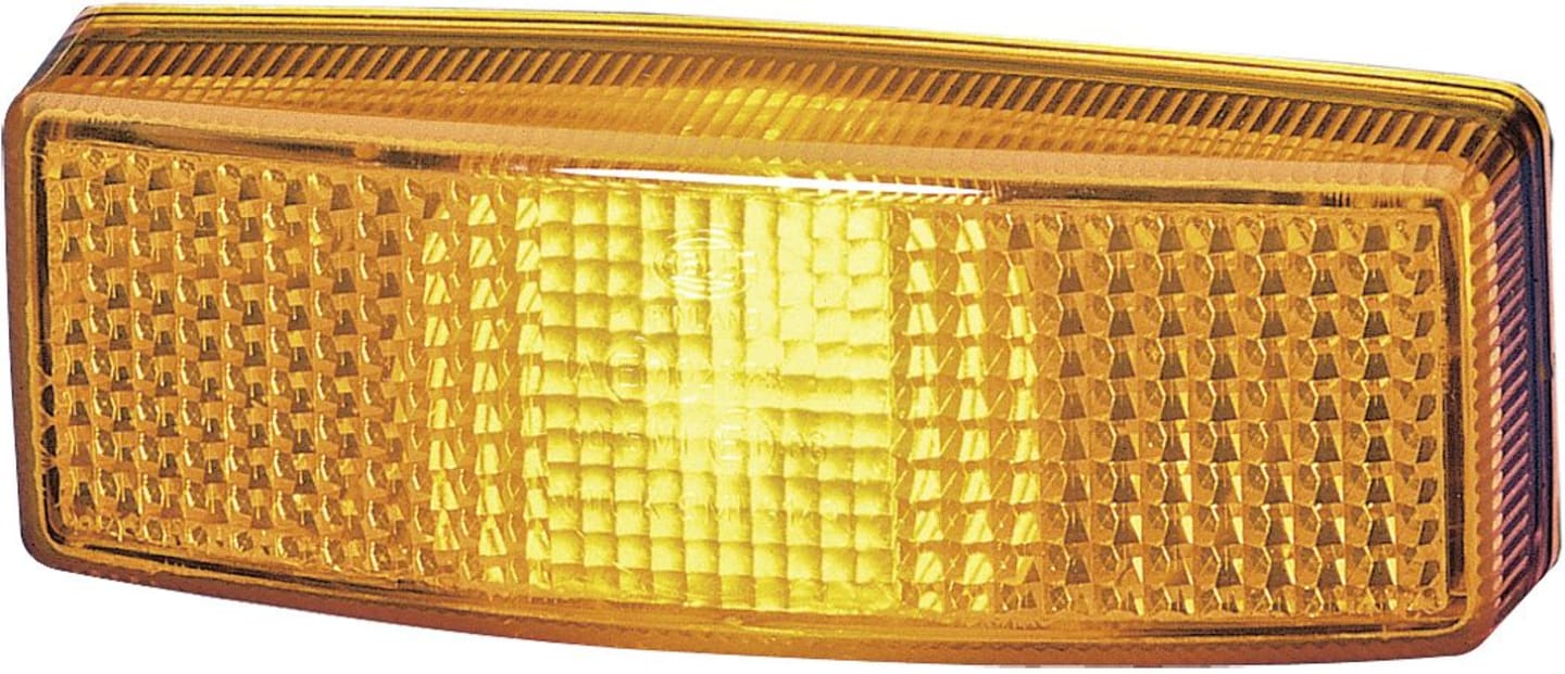 Hella® Lichtscheibe quadratisch, links/rechts, 110 x 40 mm für Seitenmarkierungsleuchte, 9EL 141 135-031