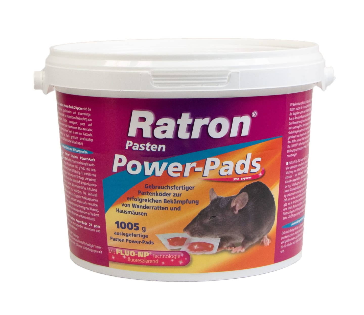 frunol delica® Ratron Pasten Power-Pads 29ppm 5,01 kg Karton