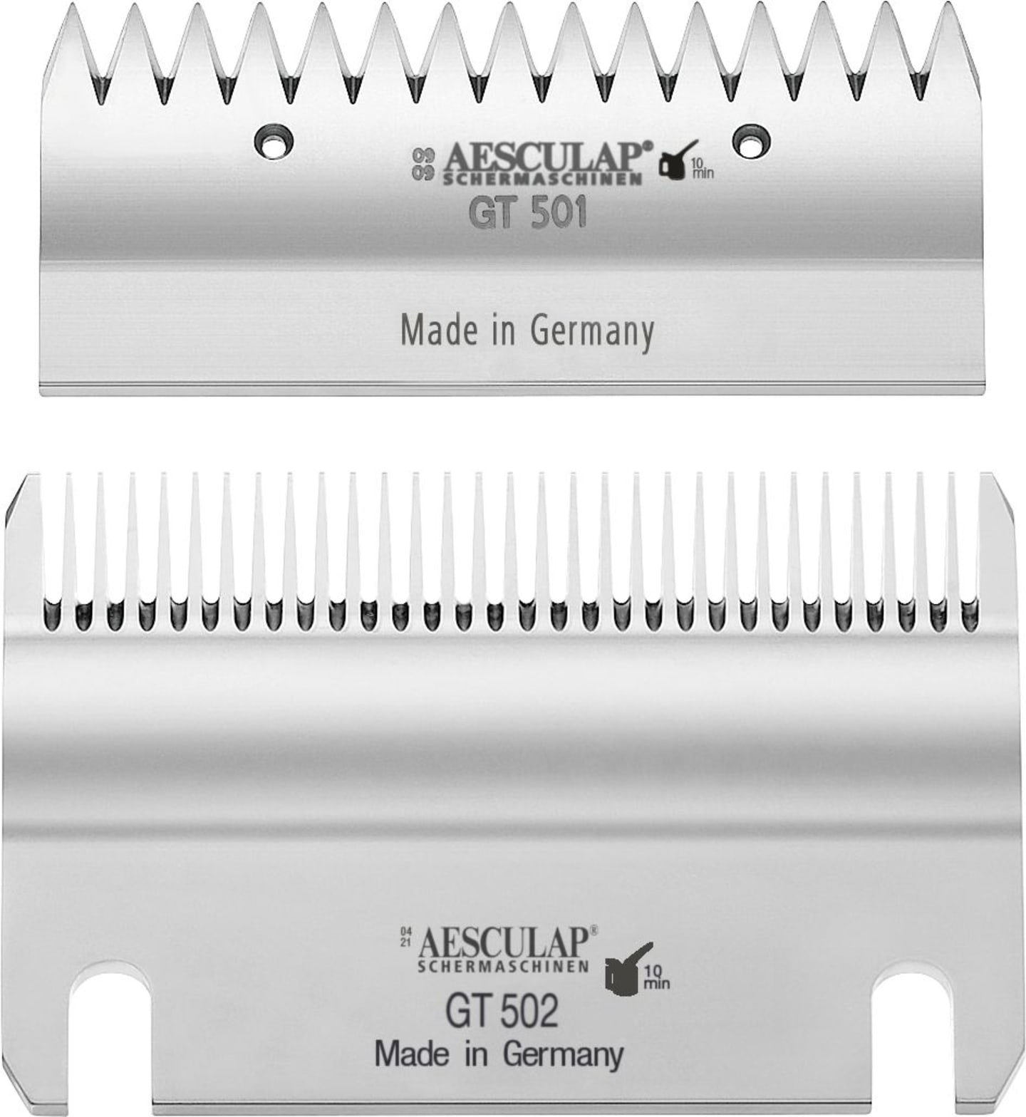 AESCULAP® Schermessersatz "Econom" Ober-/Untermesser 15/31 Zähne, Standardschur, Rinder; Pferde, GT517