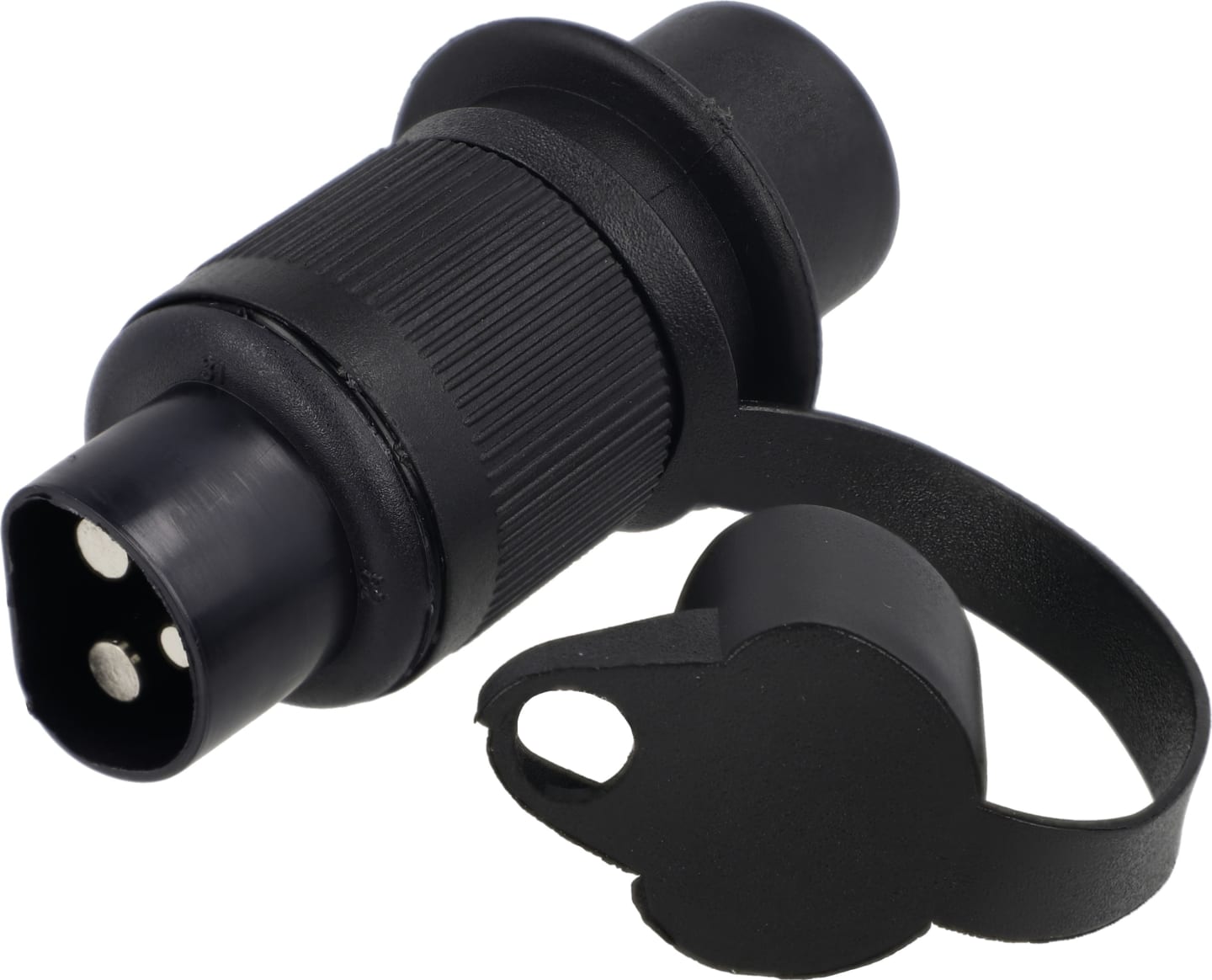 Herth + Buss Stecker 6 – 24 V, 3-polig, Flachsteckanschluss 6,3 mm,