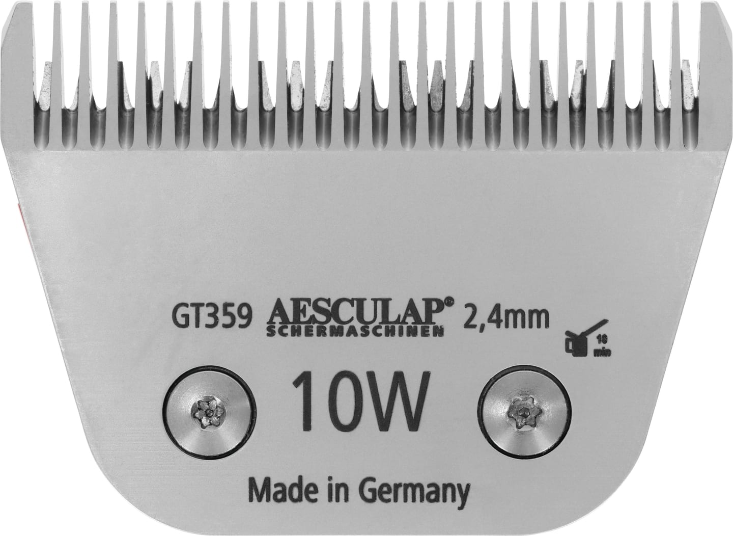 AESCULAP® Scherkopf "SnapOn" Gr. 10 wide, Schnitthöhe 2,4 mm, Schnittbreite 60 mm, GT359