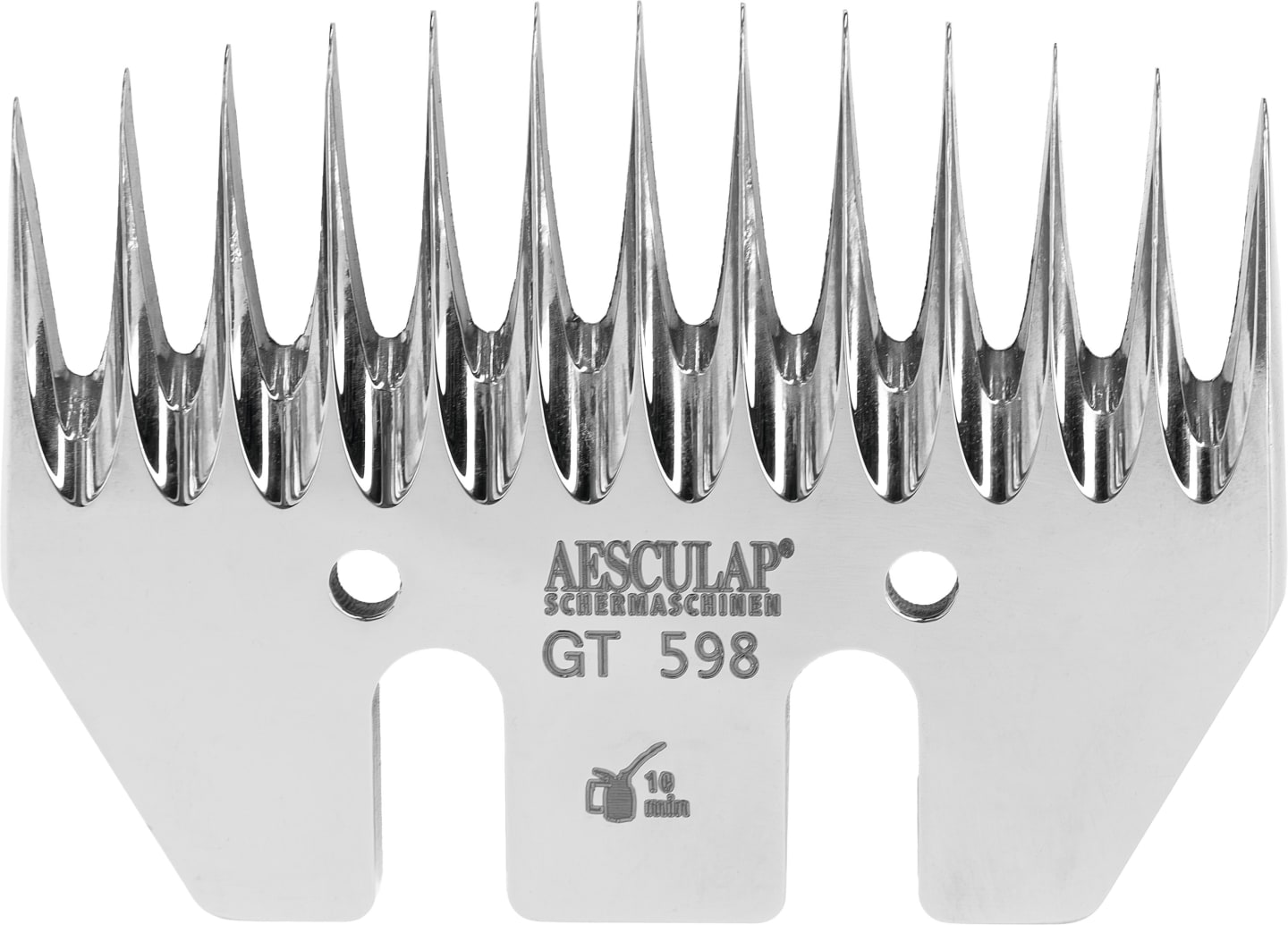 AESCULAP® Schermesser "Econom" Untermesser 13 Zähne, für Schafschur, spezielle Rinderschur, GT598