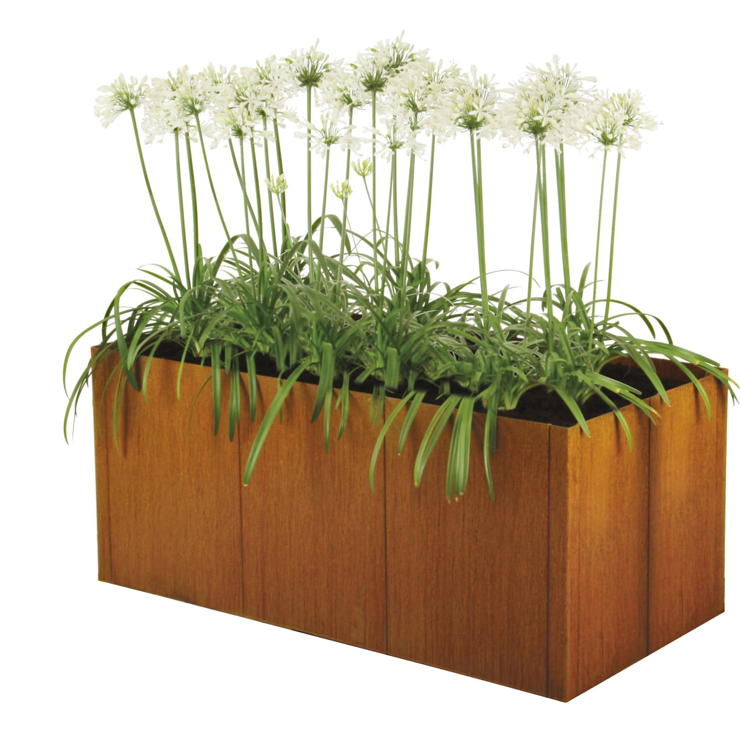 bellissa Pannello Hochbeetsystem Bausatz 116 x 80 x 80 cm braun Füllmenge 742 l