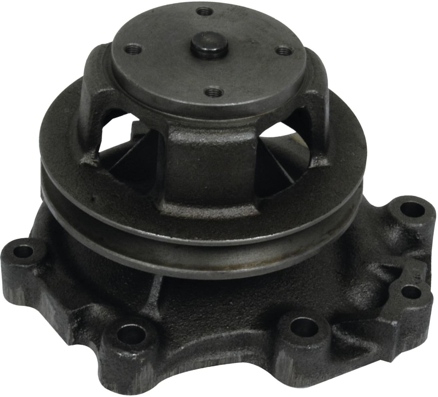 Wasserpumpe mit Riemenscheibe, Ø Flügelrad 105 mm, für Traktor New Holland