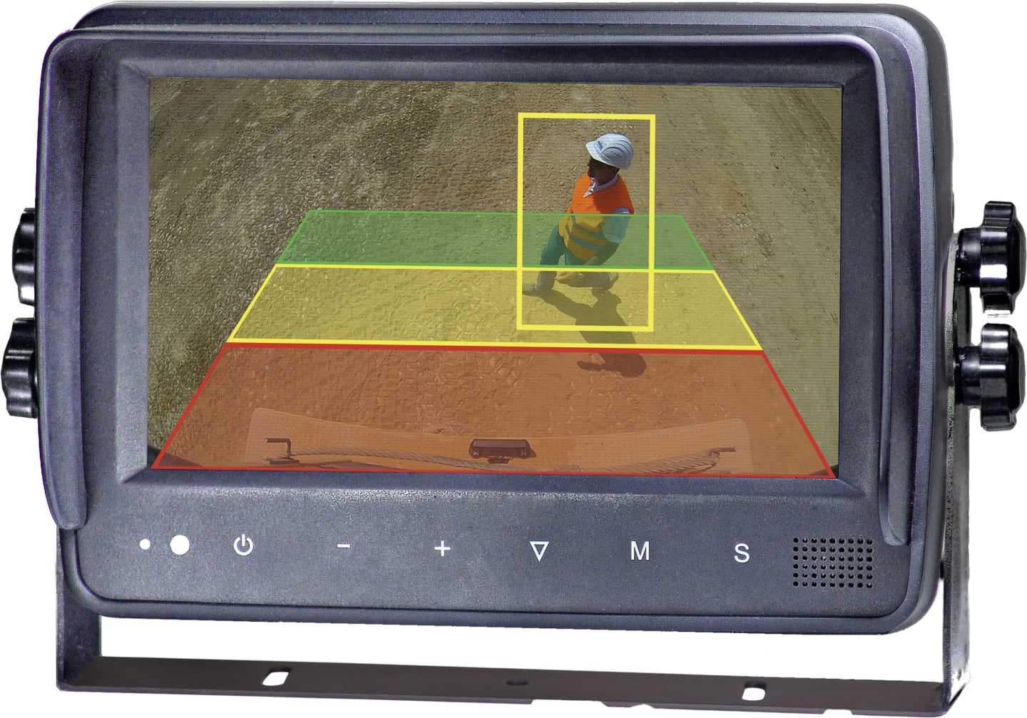 MEKRAtronics Monitor "AHD" 7,0 ", LCD; farbig (RGB) 1.024 x 600 Pixel, 501017