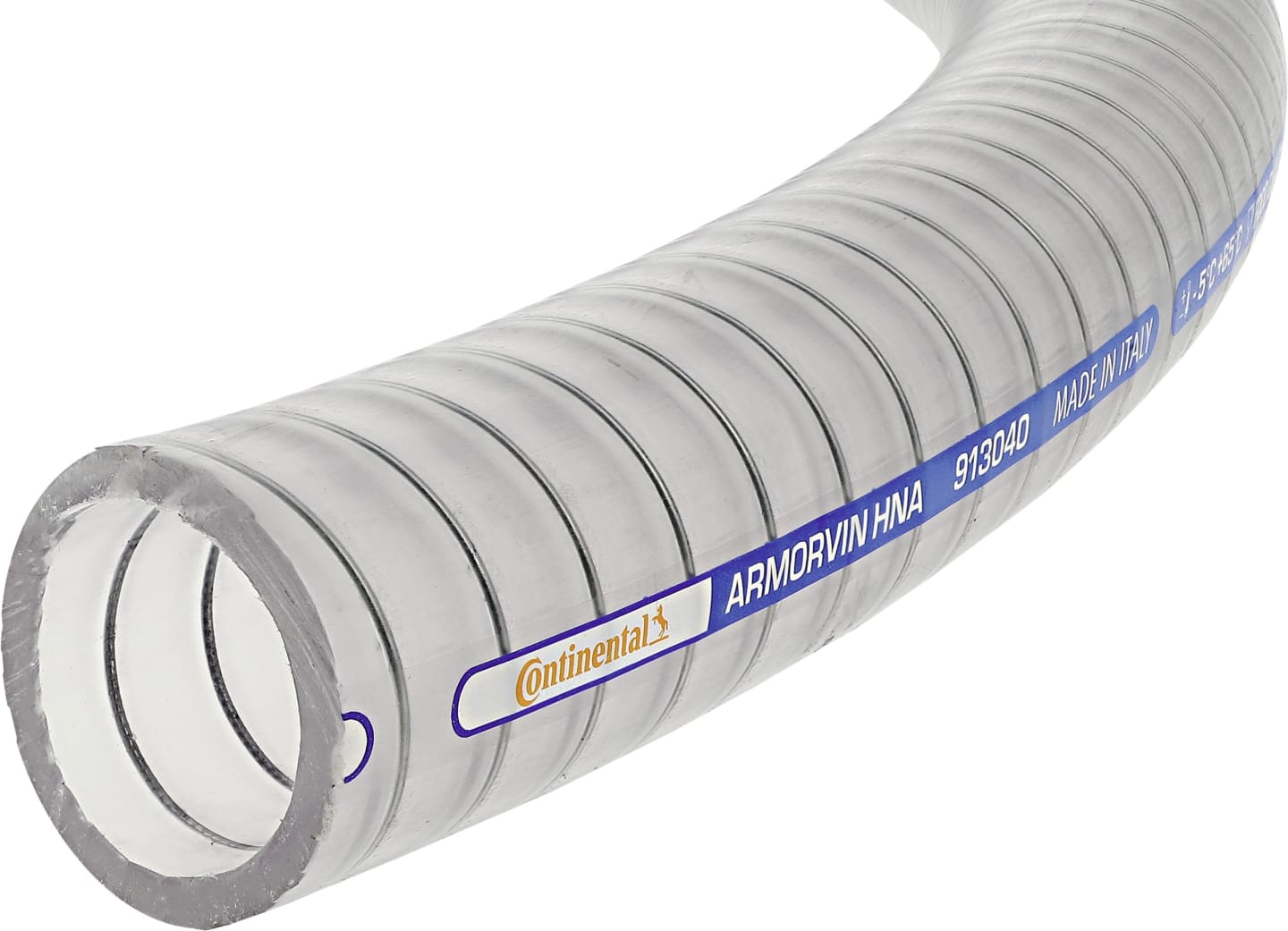 Holder Saugschlauch 30 mm x 4 mm, PVC (Polyvinylchlorid), klar, bräunlich, mit Spirale, 025554
