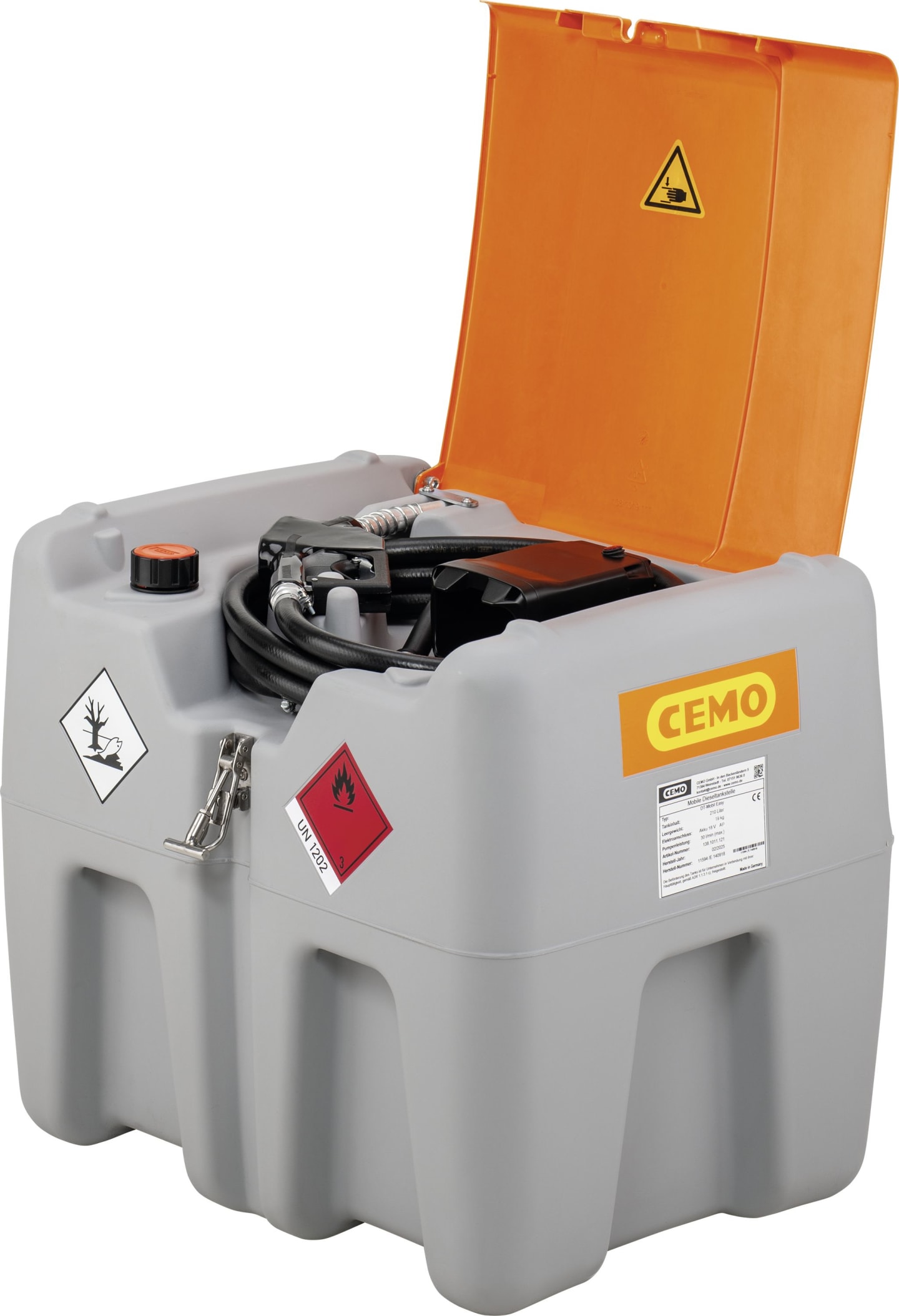 Cemo Tankanlage "DT-Mobil Easy APready" 210 l, für Diesel, mobil, STIHL-Akkusystem AP, ohne Akku und Ladegerät, 12060