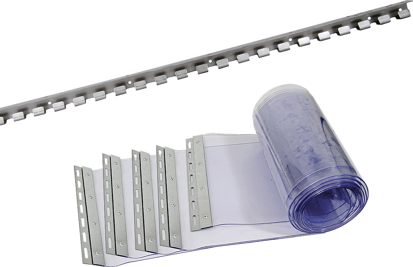 Growi® Streifenvorhang 1.250 x 2.250 mm für Paddock- und Boxentüren, Komplettset, 9316