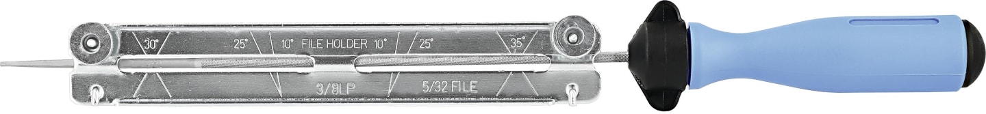 Viiala Feilenhalter "Combi" mit 4,0 mm Sägekettenfeile für 3/8" P Sägekette