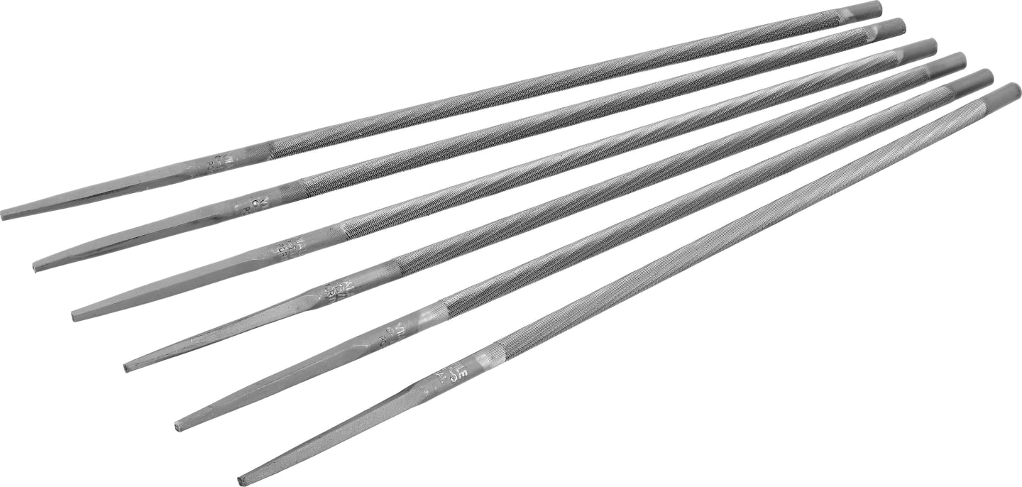 Viiala Sägekettenfeile rund 5,1 mm für 3/8" Sägeketten, 6 St.