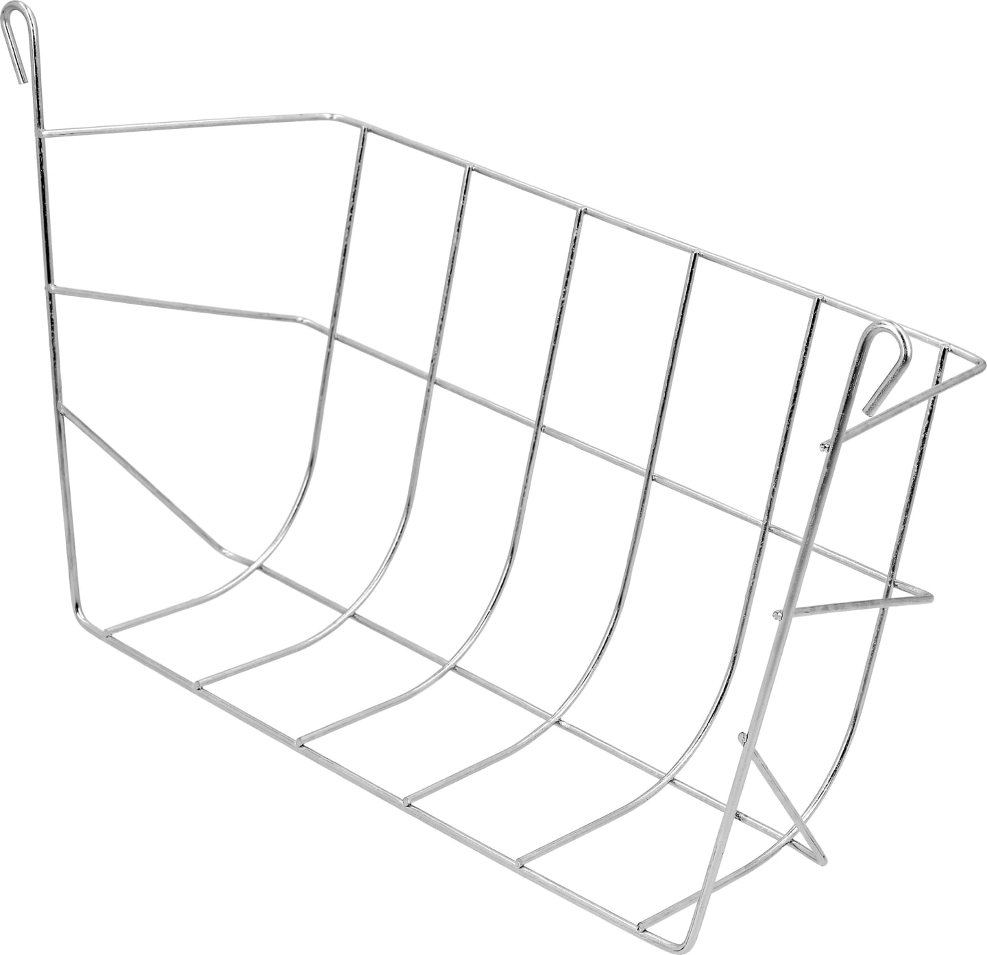Heuraufe für Kaninchen, 250 x 150 x 100 mm Metall verzinkt zum Anschrauben