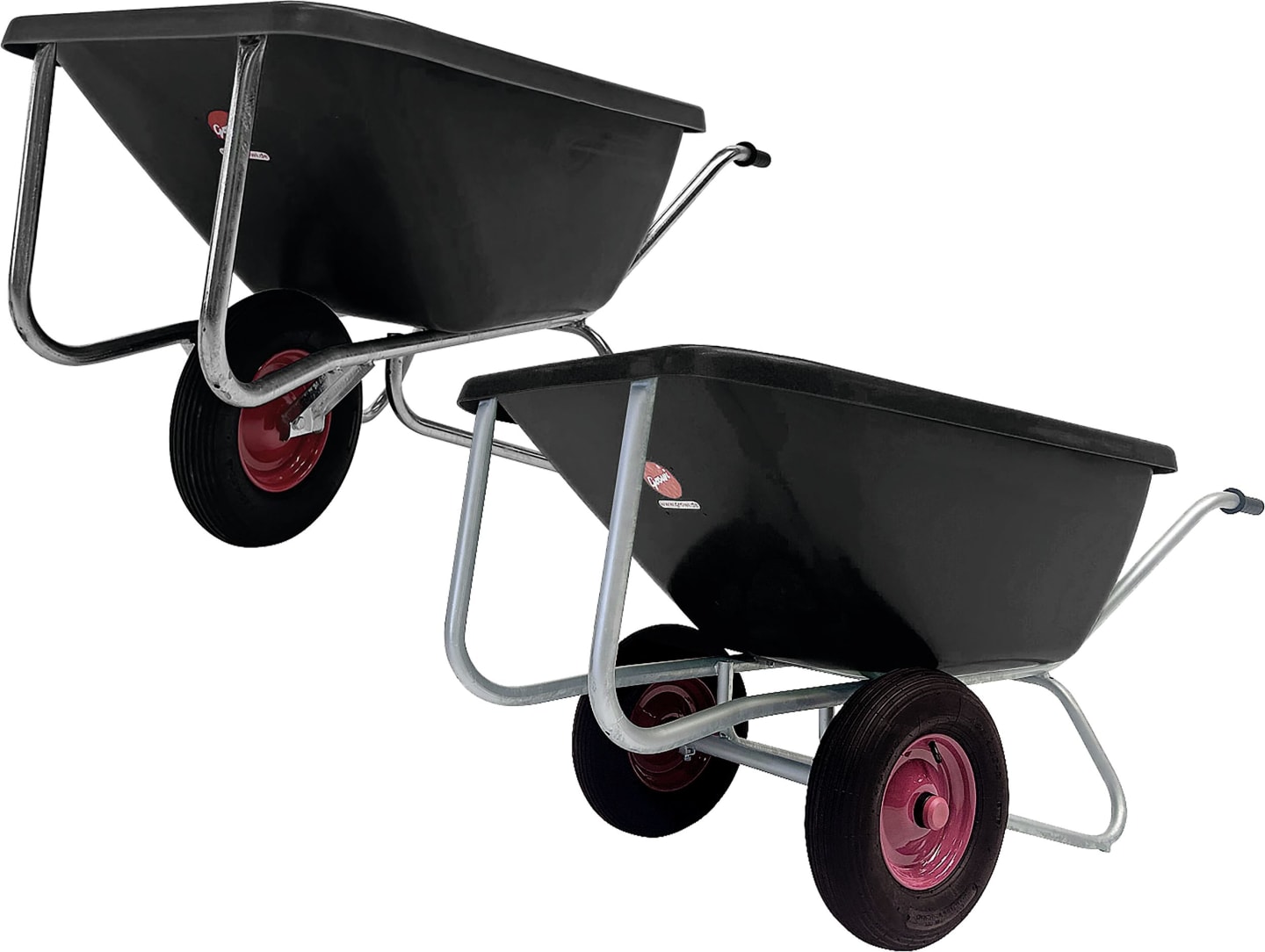 Growi® Schubkarre "Compactkarre Big Ben" Mulde 180 l, PE (Polyethylen)