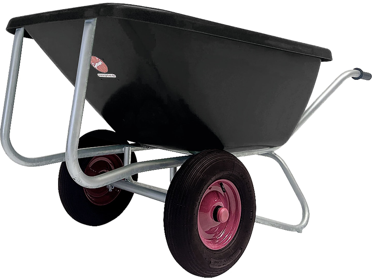 Growi® Schubkarre "Compactkarre Big Ben" Mulde 180 l, PE (Polyethylen)
