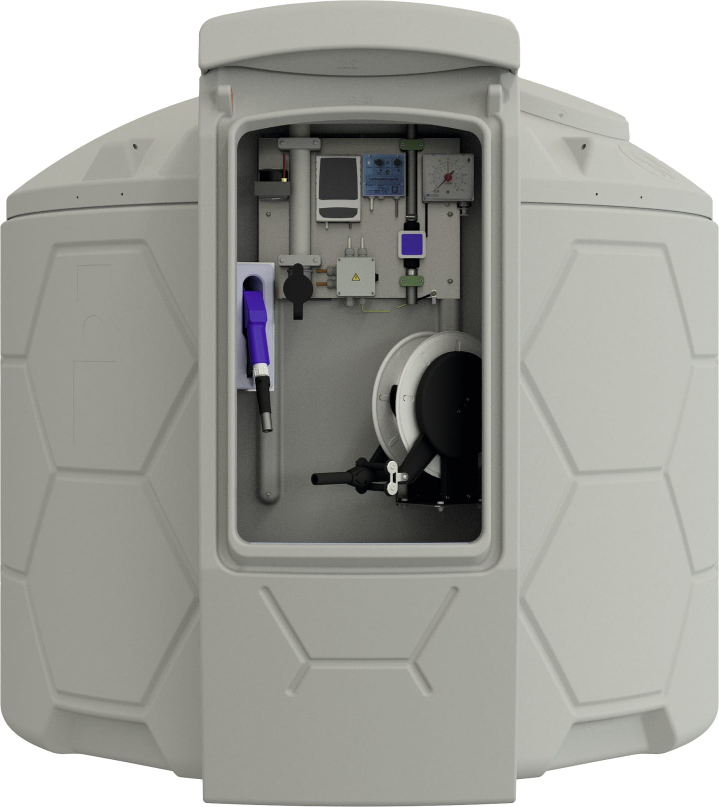 Cemo Tankanlage "Cube AdBlue® Premium" 7.500 l, für AdBlue®, stationär, 230 V-Pumpe, 12007