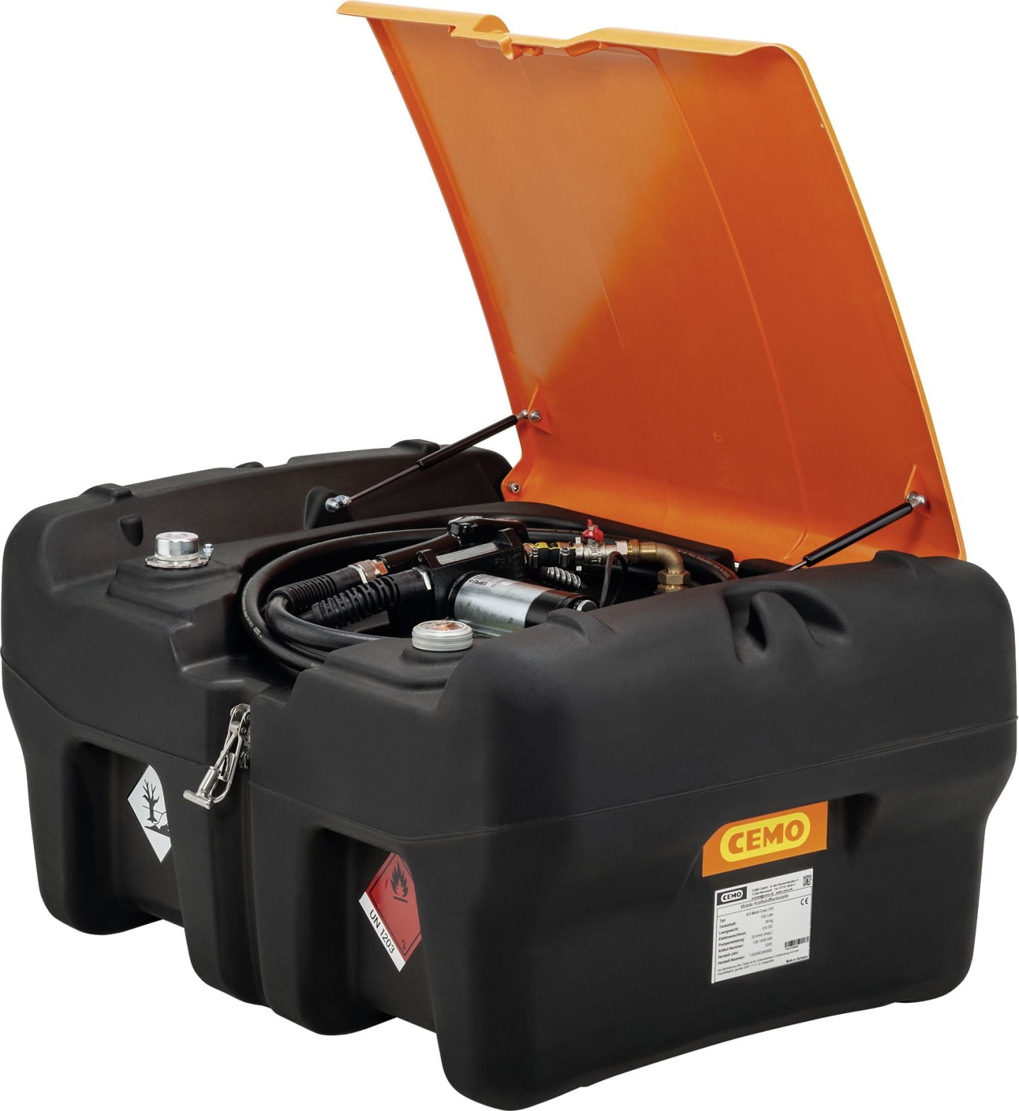 Cemo Tankanlage "KS mobil Easy 330 Basic" 330 l, für Benzin; Benzingemische, mobil, 230 V-Pumpe, ohne Schlauchaufroller, 12063