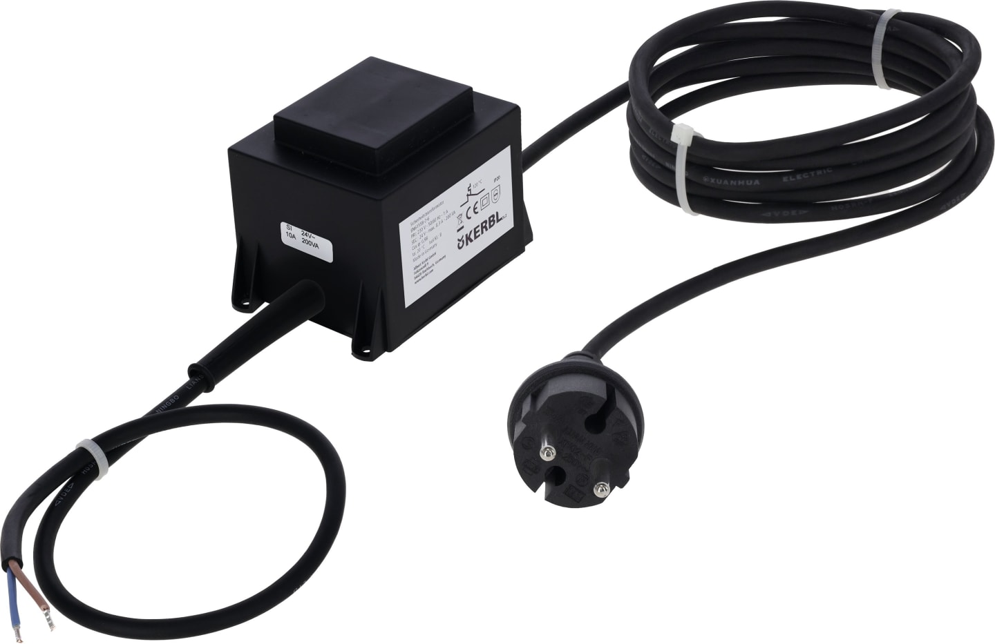 KERBL Trafo 230 V/24 V 200 W, für Tränke mit Kippmechanik, 223141