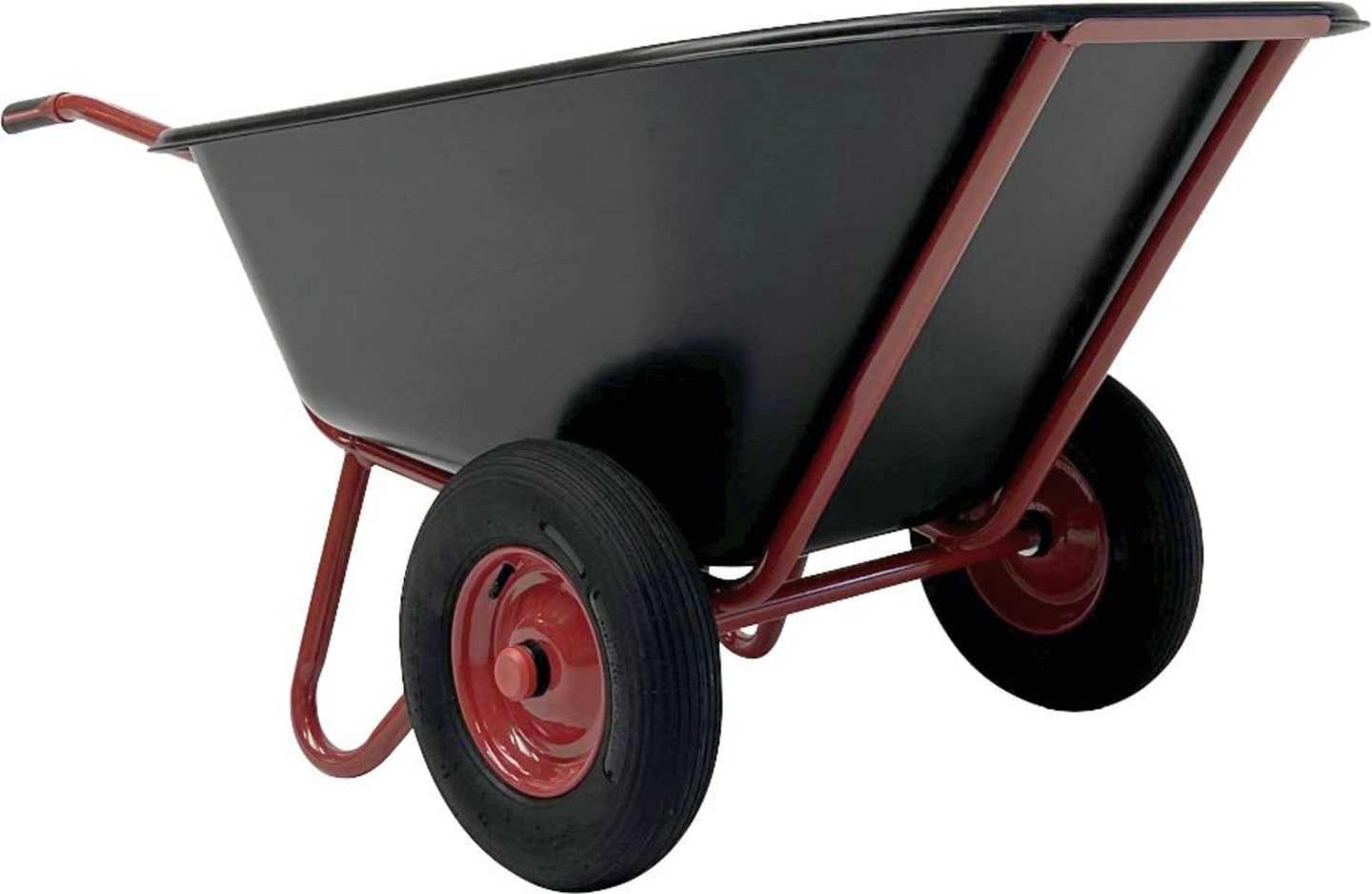 Growi® Schubkarre "Compactkarre Action" Mulde 250 l, Kunststoff 2 x Luftrad 400x100, 1620