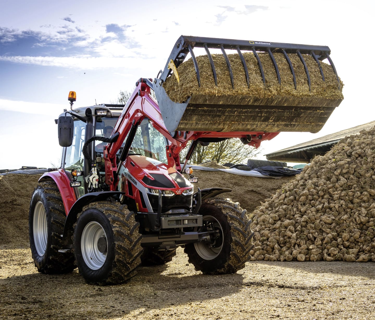 Massey Ferguson Traktor "MF 5S.115" 85 kW (115 PS) bei 2.000 min⁻¹ inkl. Frontlader "MF FL.4121"