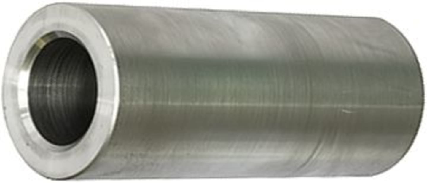 Industriehof® Einschweißbuchse 26,5; 36,5 x 44 x 110 mm, für Zinken mit Gewinde M 24, 18100-41