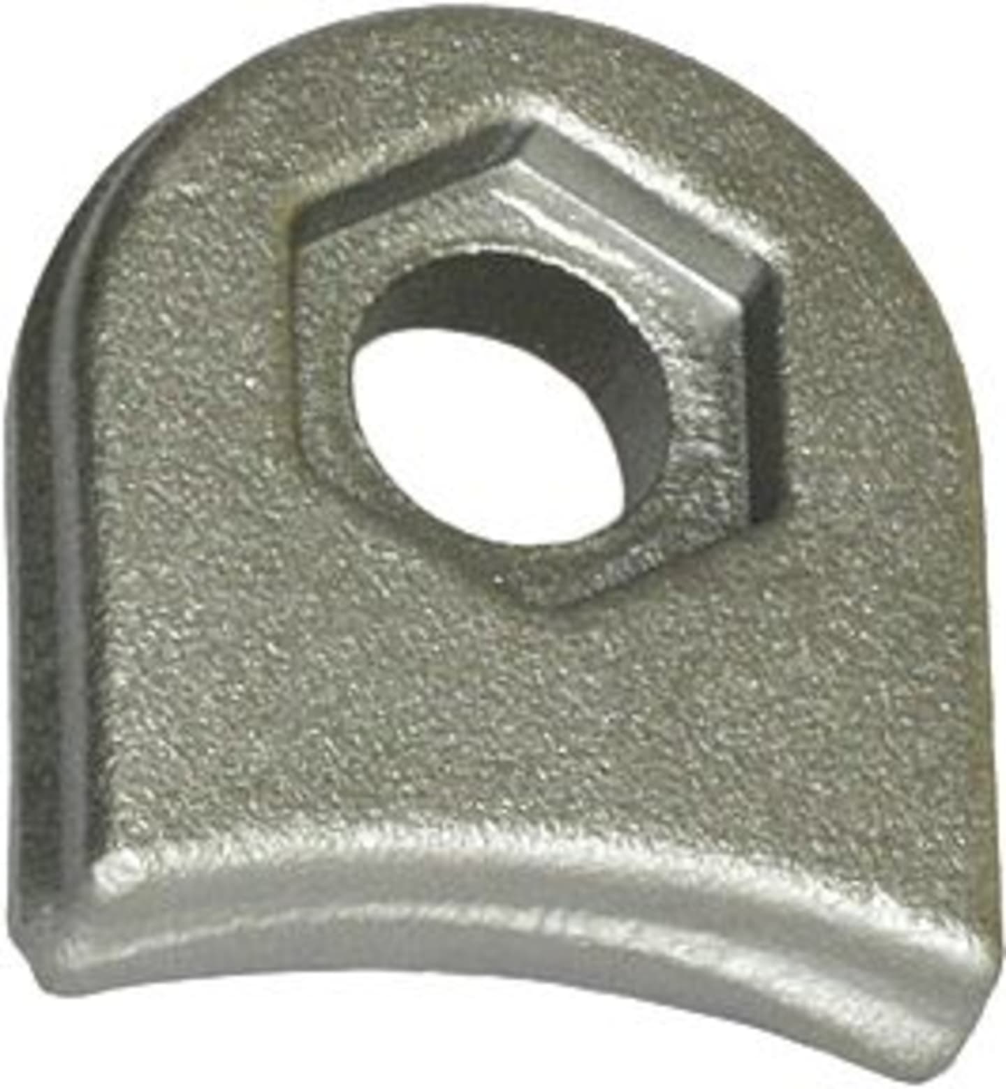 Industriehof® Halter 55 x 50 x 17 mm, Bohrung 16,5 mm, mit Sechkantansatz universal Schlegelmesser, 63-RM-904