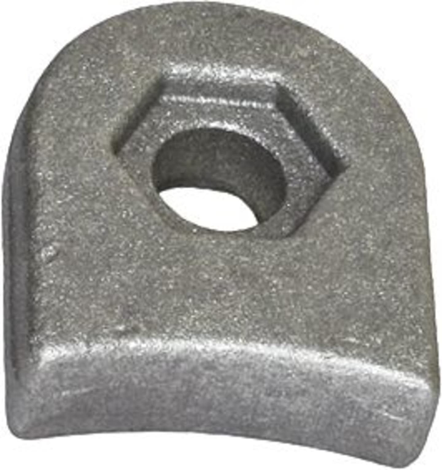 Industriehof® Halter 61 x 52 x 18 mm, Bohrung 16,5 mm, mit Sechkantansatz Sicma Schlegelmesser, 63-RM-917