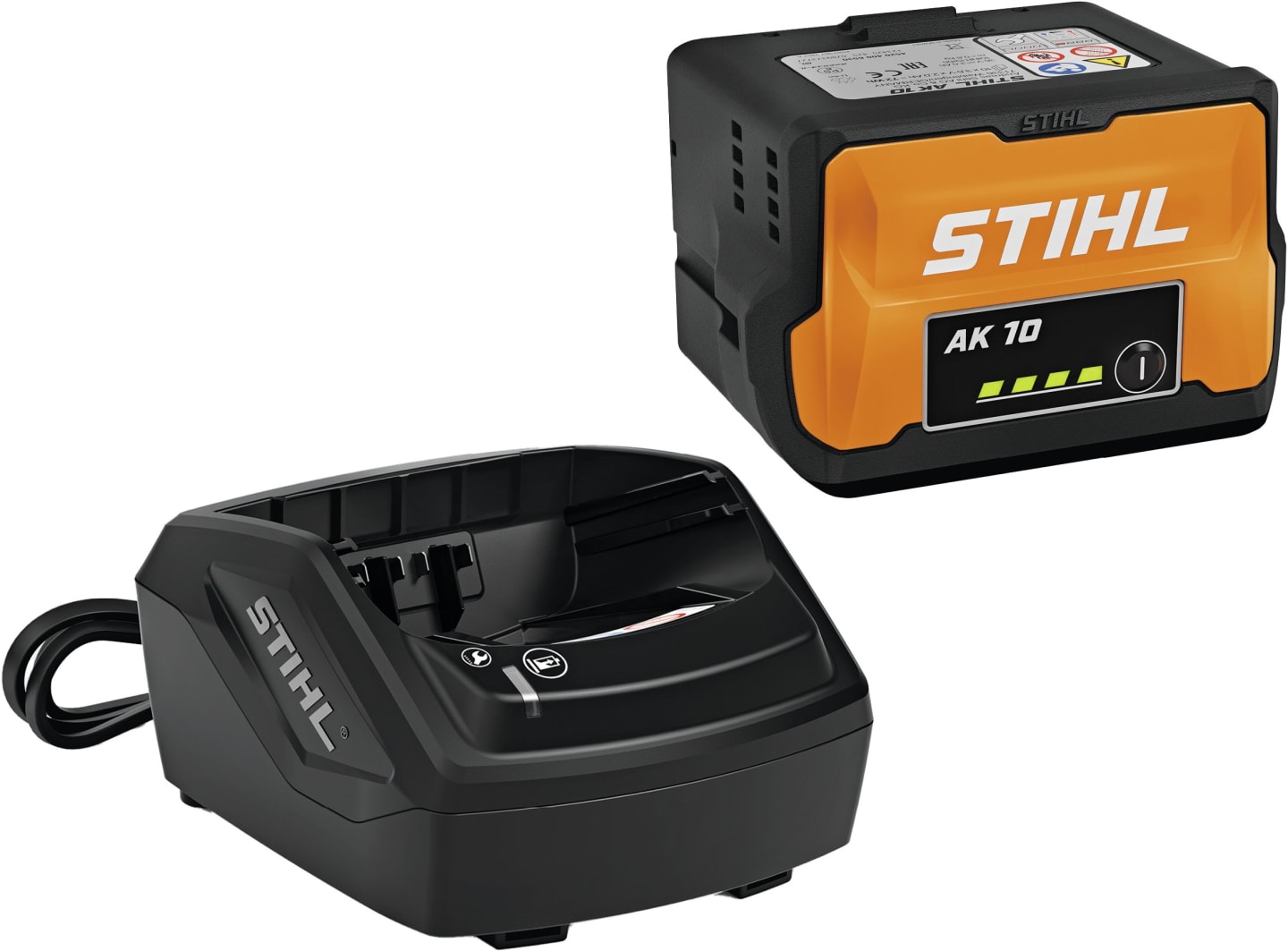 STIHL Akku mit Ladegerät AK-System mit 1 x AK 10 und AL 101, 4520 007 5900