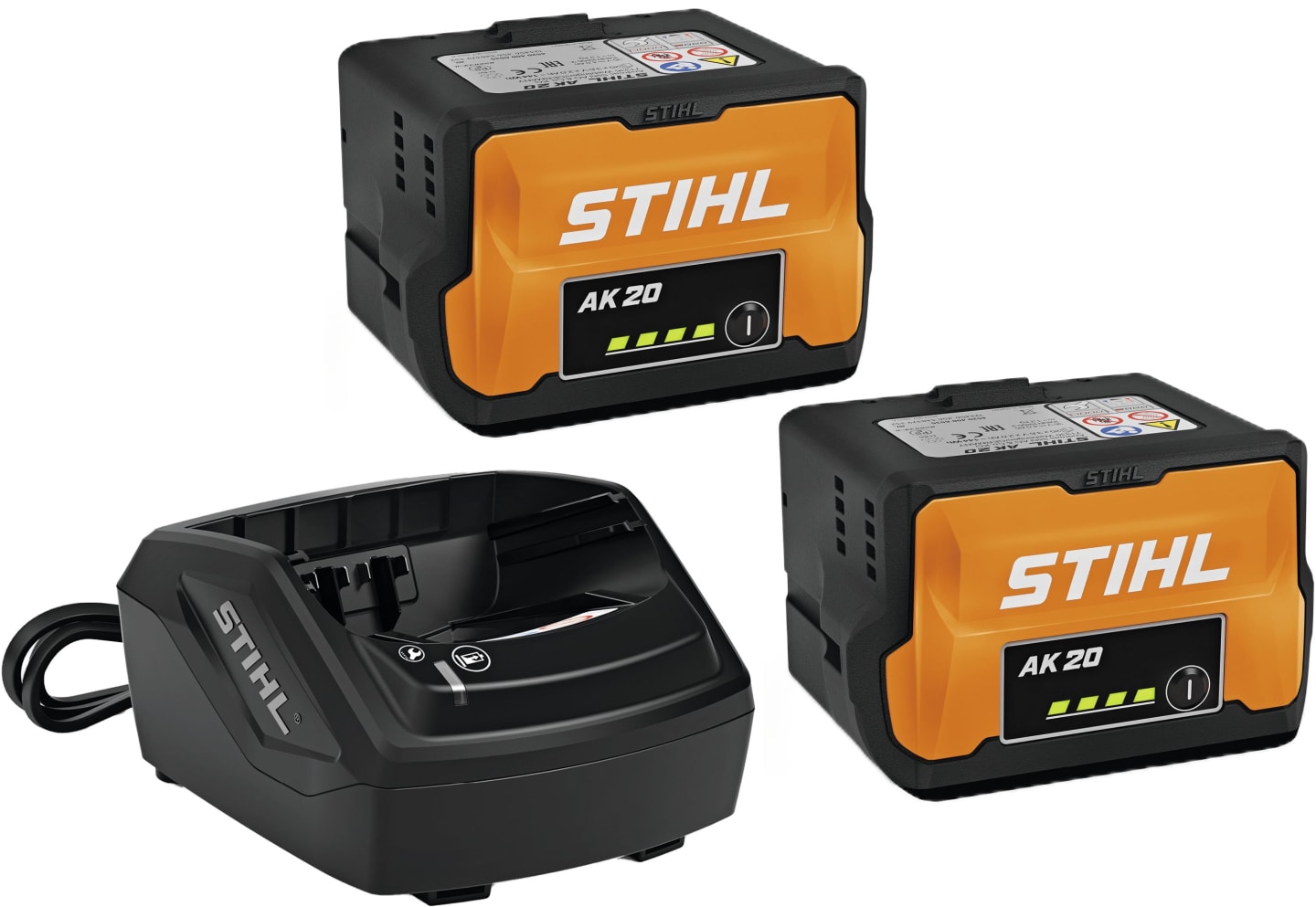 STIHL Akku mit Ladegerät AK-System mit 2 x AK 20 und AL 101, 4520 007 5903