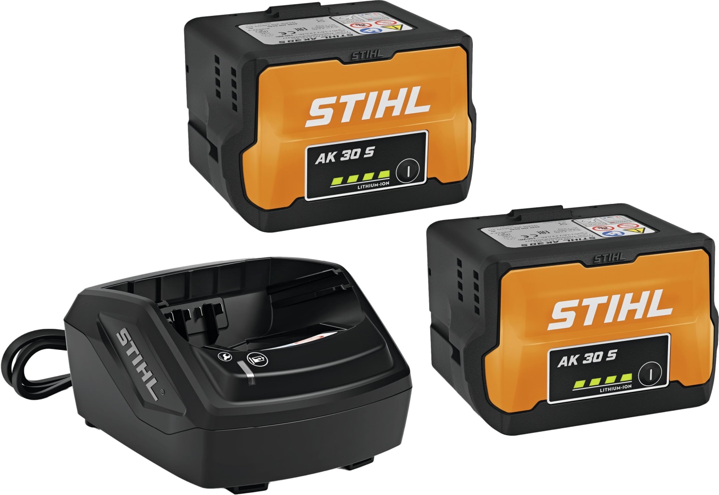 STIHL Akku mit Ladegerät AK-System mit 2 x AK 30 S und AL 101, 4520 007 5904