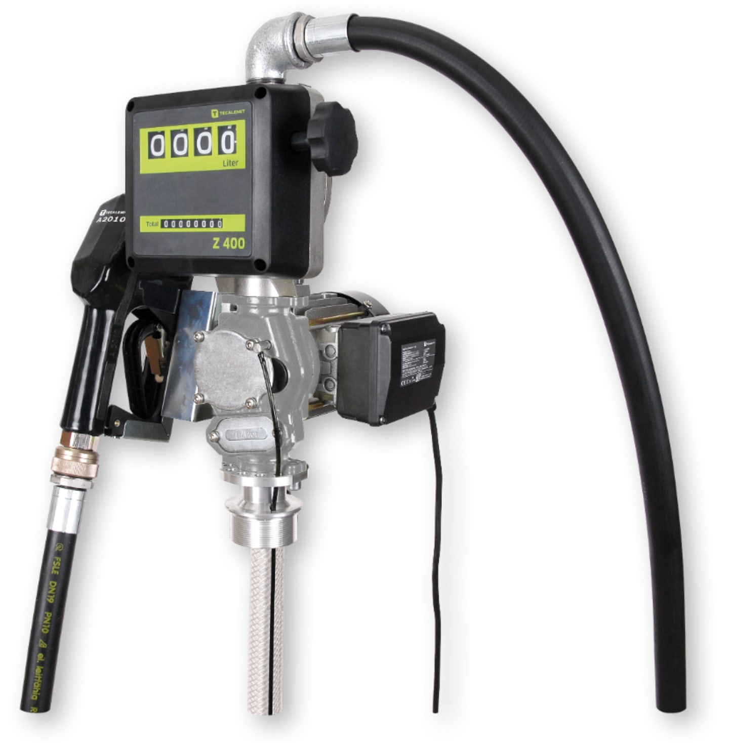 TECALEMIT Tecpump 600 Z400, A2010, 8m Zapfschlauch Elektrisch betriebene, selbstansaugende Flügelzellenpumpe 105621800