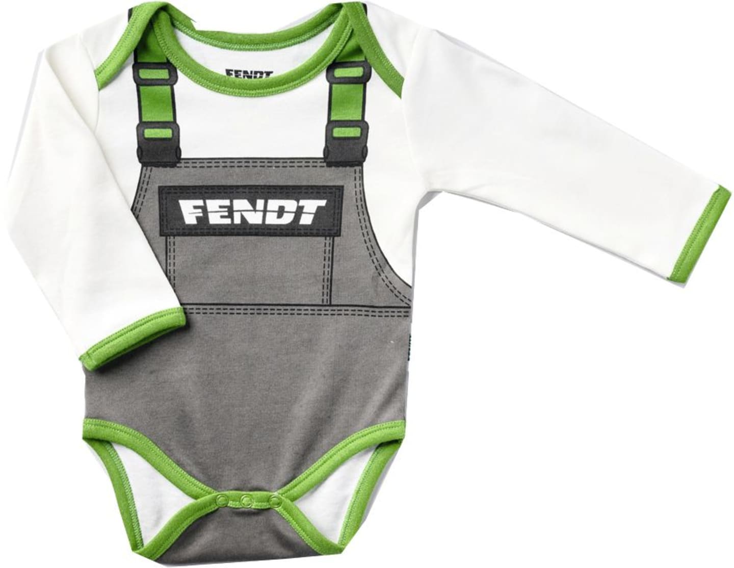 Fendt Babybody im Latzhosen-Stil