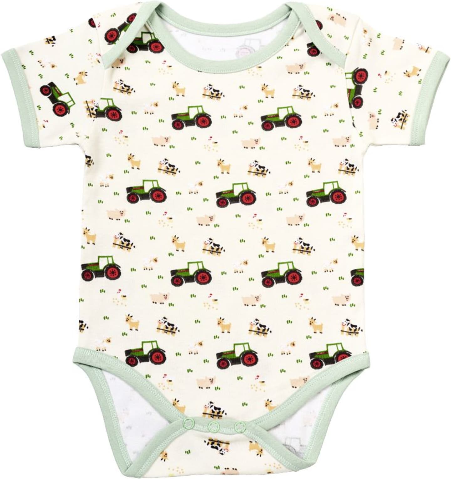 Fendt Babybody mit Traktor- und Tieraufdruck