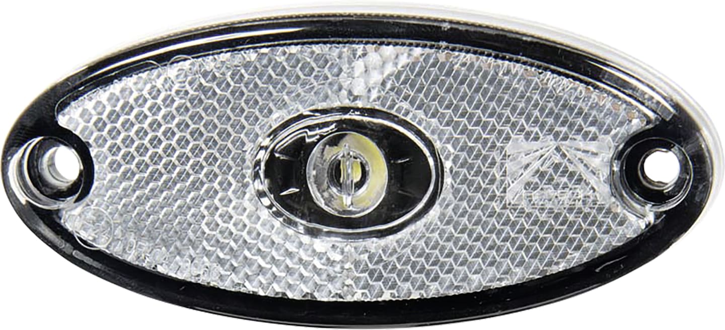 TRAILER POOL LED-Seitenmarkierungsleuchte "Aspöck® Flatpoint 2" weiß, 12 V, 014 000 451