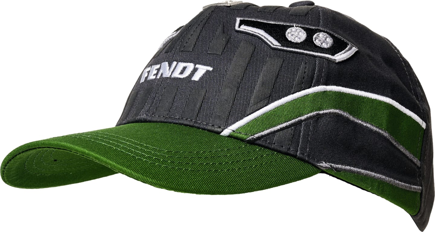 Fendt Cap "Motorhaube (Bonnet)" für Kinder, grau; grün, X991024153000