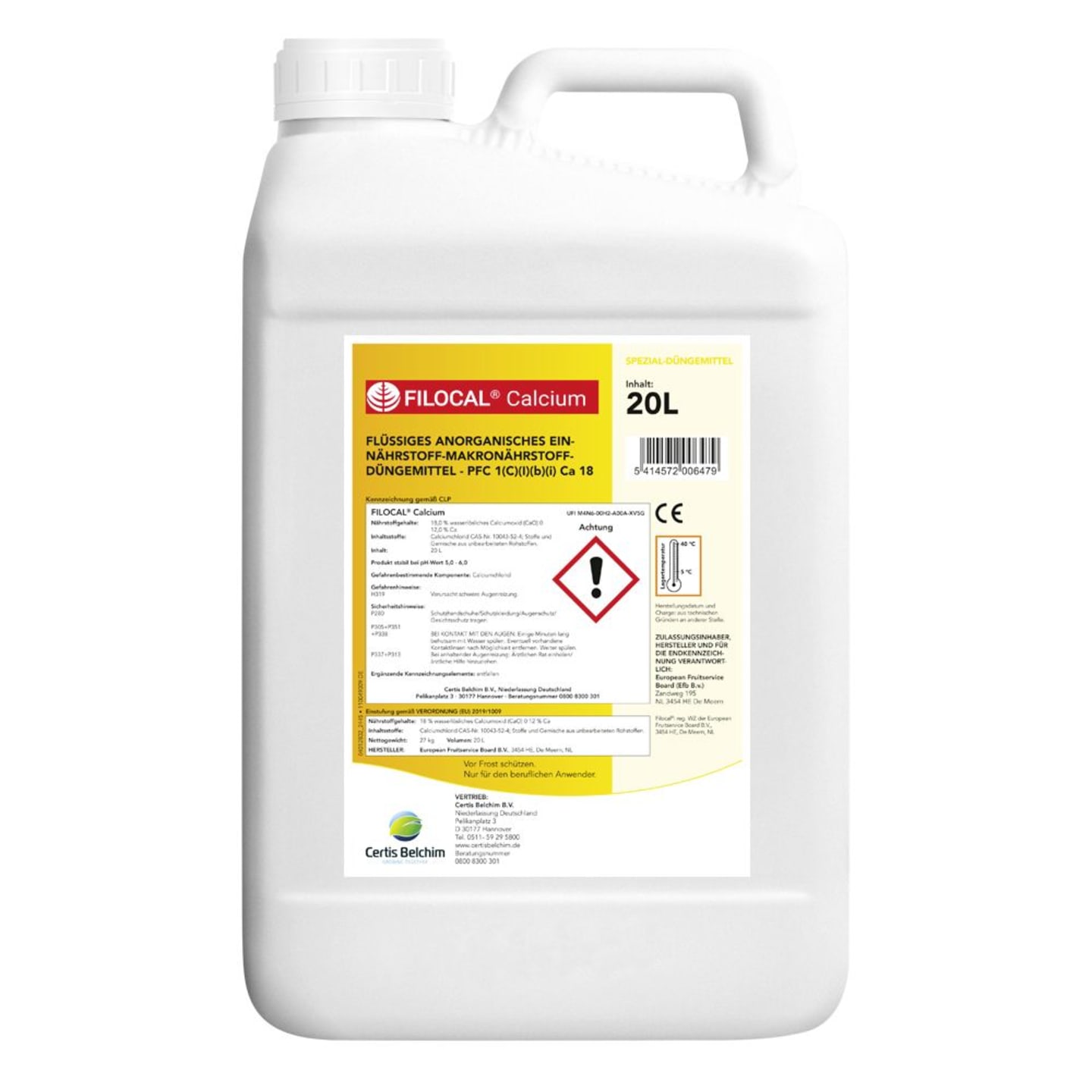 CERTIS Belchim Filocal® Calcium 20 l Kanister flüssig