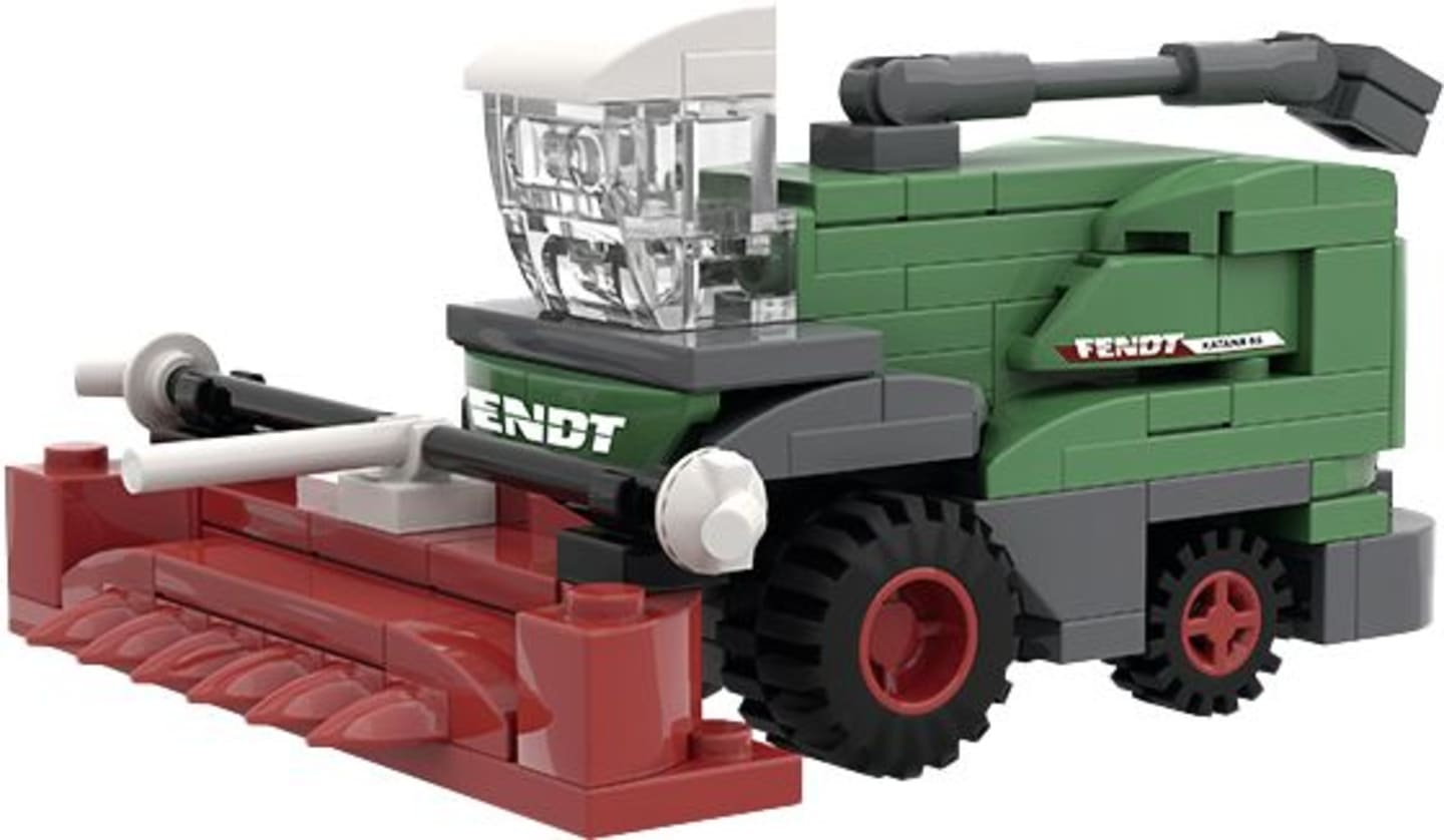 Fendt Modell "Feldhäcksler Katana 65 Mini" von BRIXIES®, Bausatz, 1:67, X991024134000