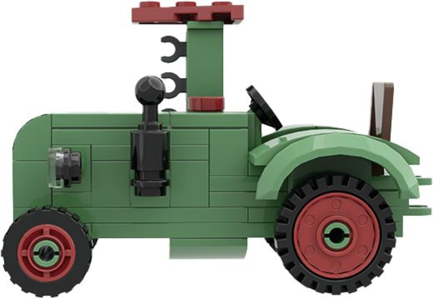 Fendt Modell "Dieselross F28" von BRIXIES®, Bausatz, 1:32, X991024125000