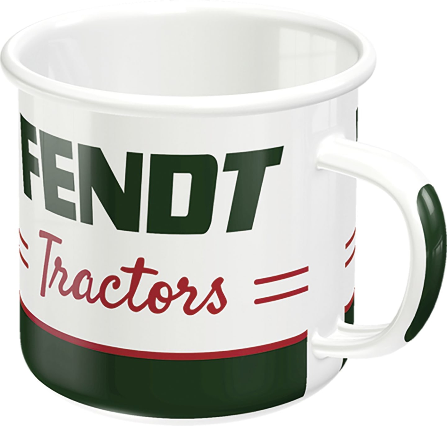 Fendt Tasse "Retro" 360 ml, Metall emailliert, X991025208000