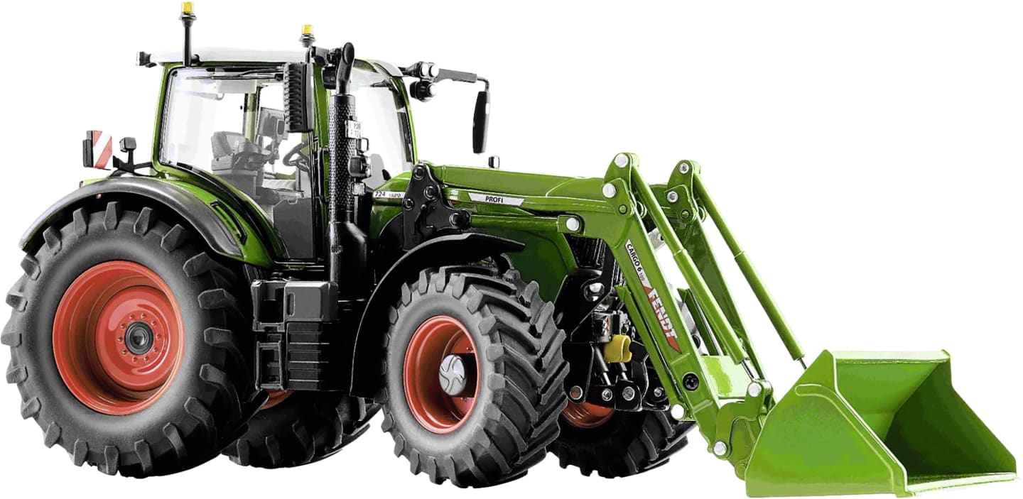 Fendt Modell "724 Vario GEN 7" von Wiking, mit Frontlader CargoProfil, 1:32, X991022222000