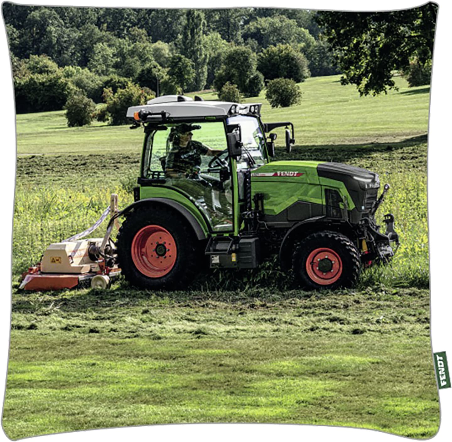 Fendt Dekokissen 40 x 40 cm, bedruckt mit Traktor e107 V Vario, X991025253000