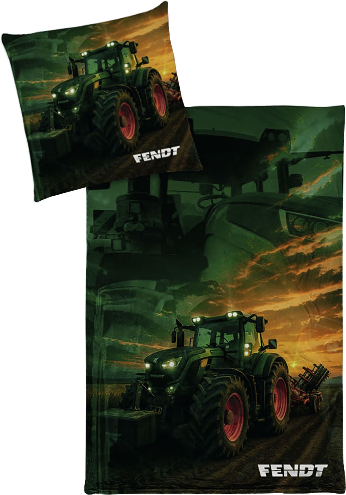 Fendt Bettwäsche 135 x 200 cm, mit Traktormotiv, X991025257000