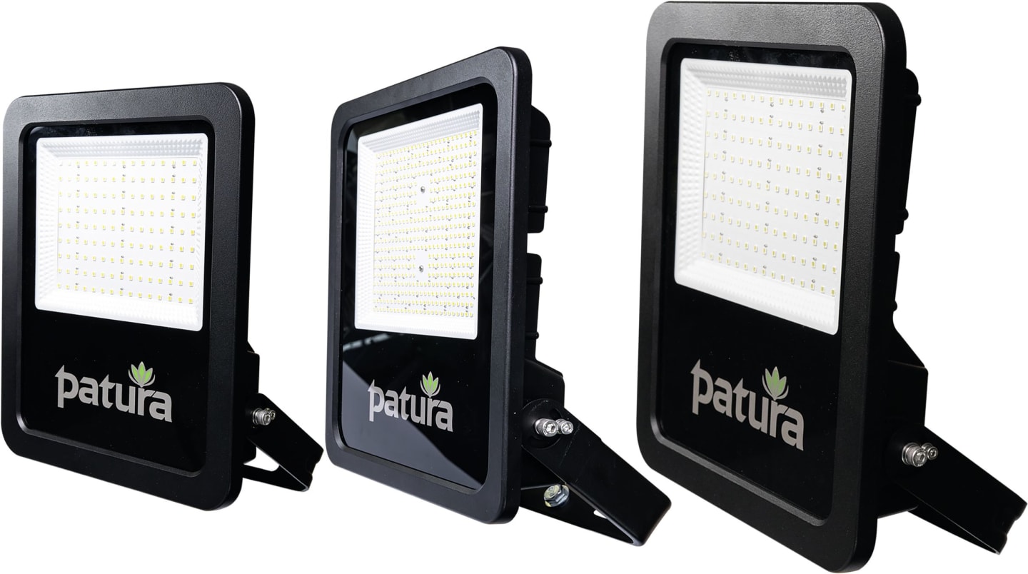 Patura LED-Hallenstrahler "Power-Line" dimmbar eckig