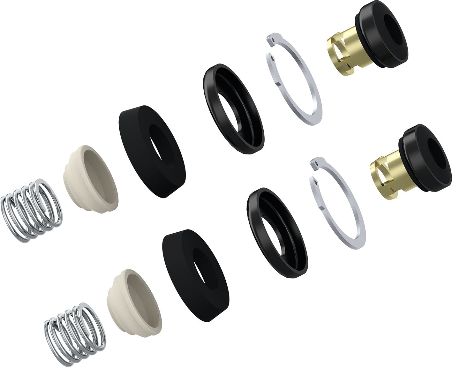 Wabco Reparatursatz für Schnellkupplung Duomatic, 452 80 003 2